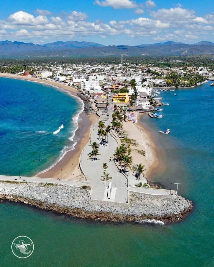 Hotel&Bungalows Bugambilias San Patricio Melaque Bagian luar foto