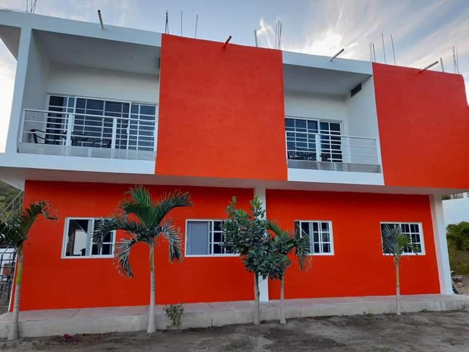 Hotel&Bungalows Bugambilias San Patricio Melaque Bagian luar foto