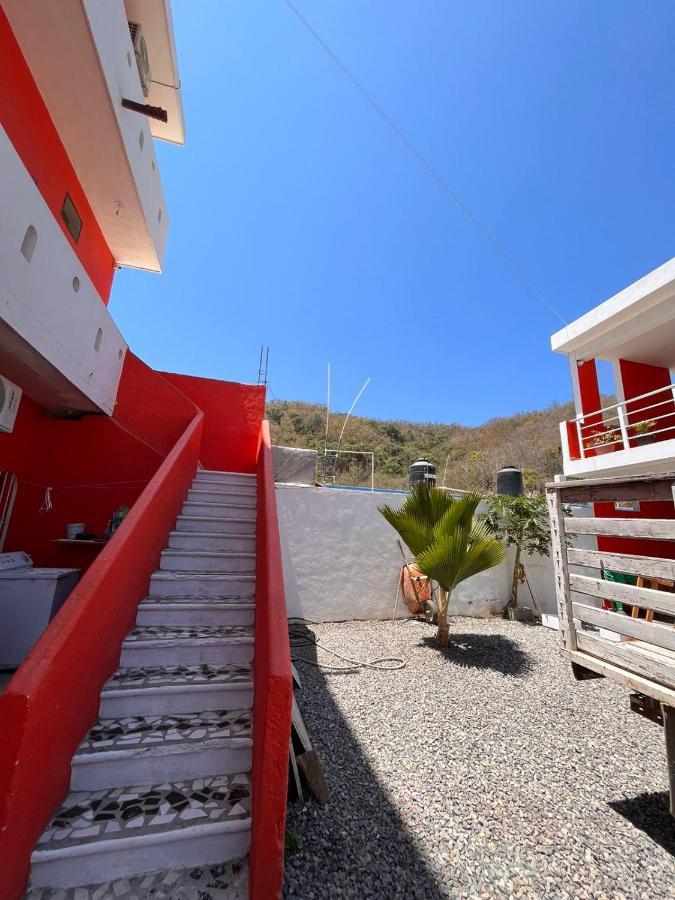 Hotel&Bungalows Bugambilias San Patricio Melaque Bagian luar foto